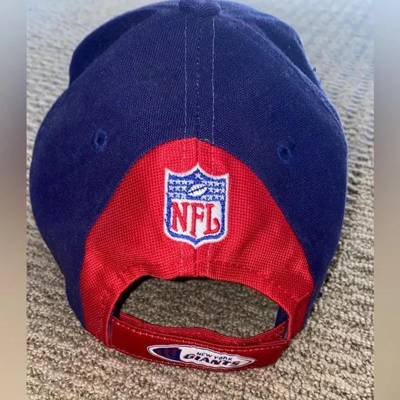 NY Giants Reebok NFL Pro Line Hat Adjustable Back - Picture 7 of 8
